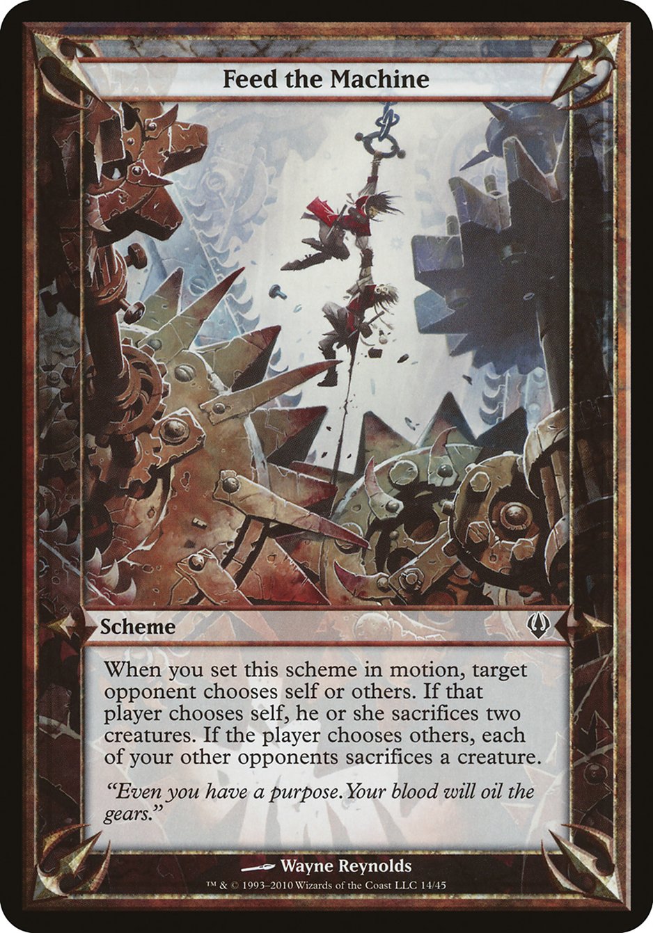 Feed the Machine (Schemes) [Archenemy Schemes] | Gate City Games LLC