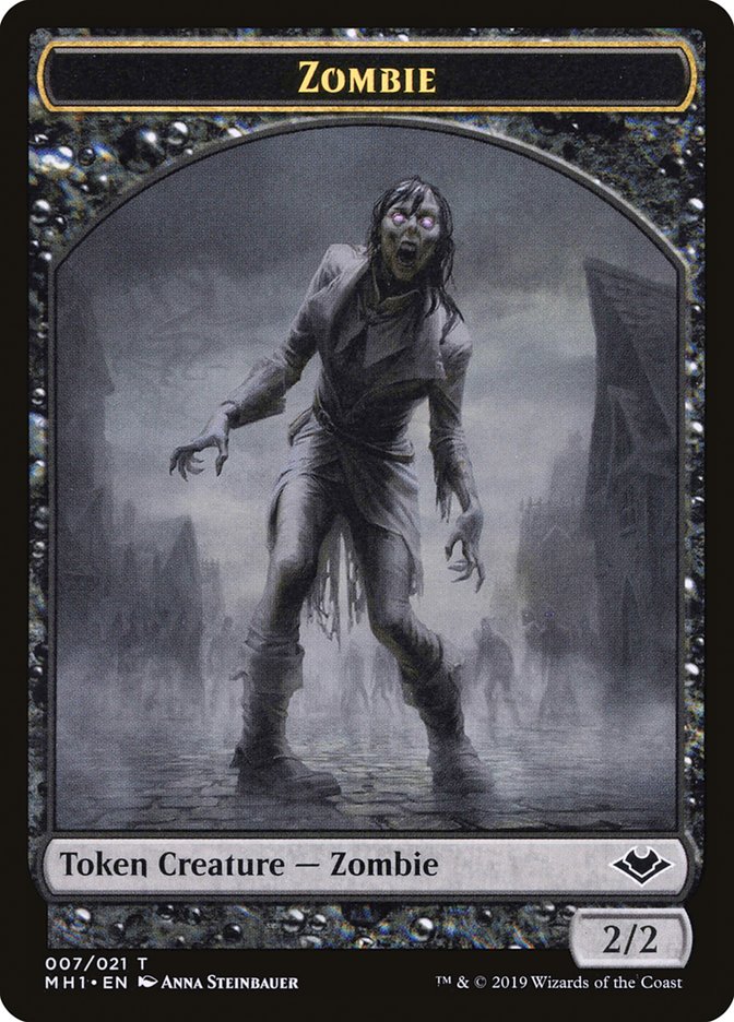 Zombie Token [Modern Horizons Tokens] | Gate City Games LLC
