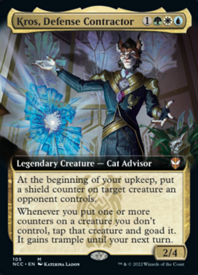 Kros, Defense Contractor (Extended Art) [Streets of New Capenna Commander] | Gate City Games LLC