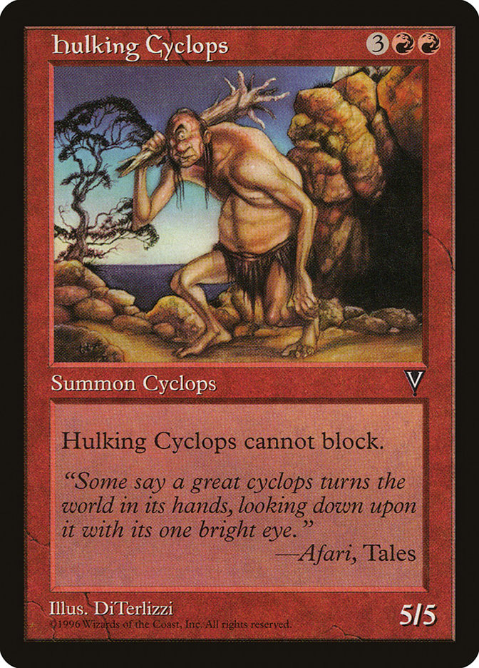 Hulking Cyclops [Visions] | Gate City Games LLC