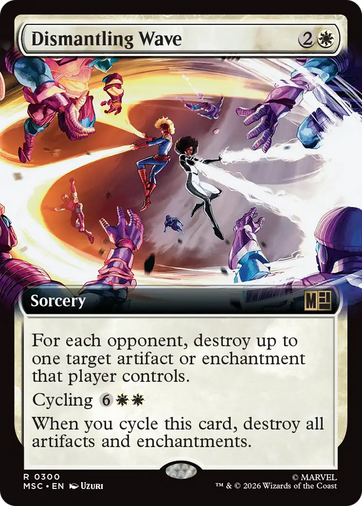 Dismantling Wave (Extended Art) [Marvel Super Heroes Commander] | Gate City Games LLC