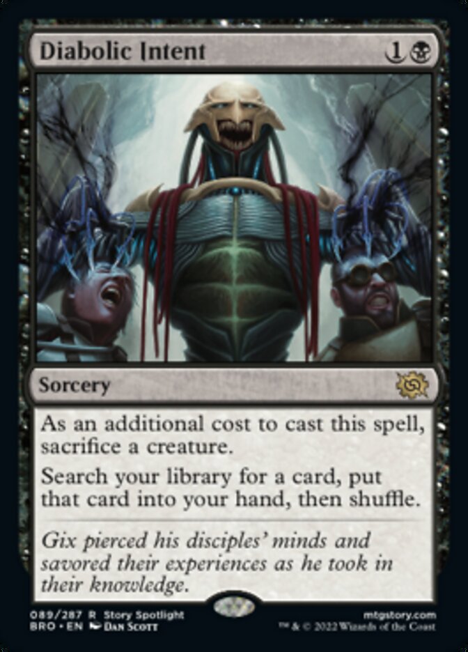 Diabolic Intent [The Brothers' War] | Gate City Games LLC