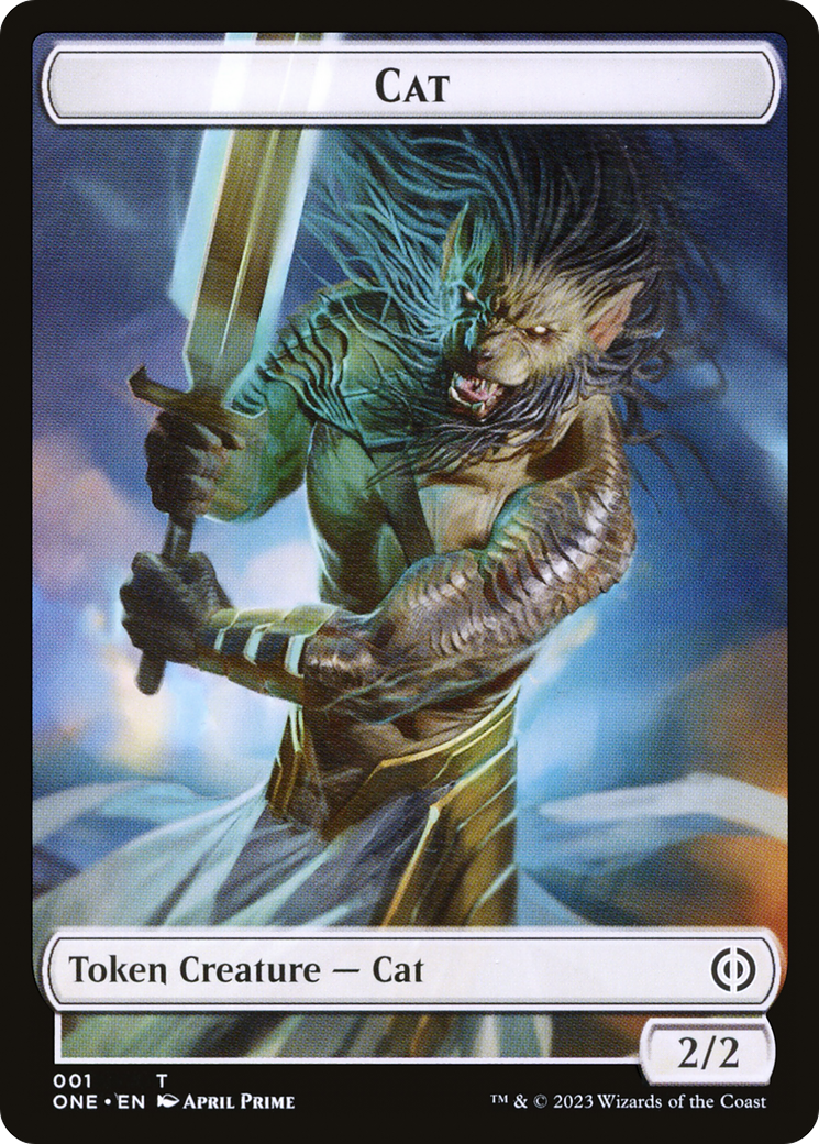 Cat Token [Phyrexia: All Will Be One Tokens] | Gate City Games LLC