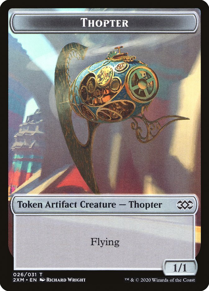 Germ // Thopter (026) Double-Sided Token [Double Masters Tokens] | Gate City Games LLC