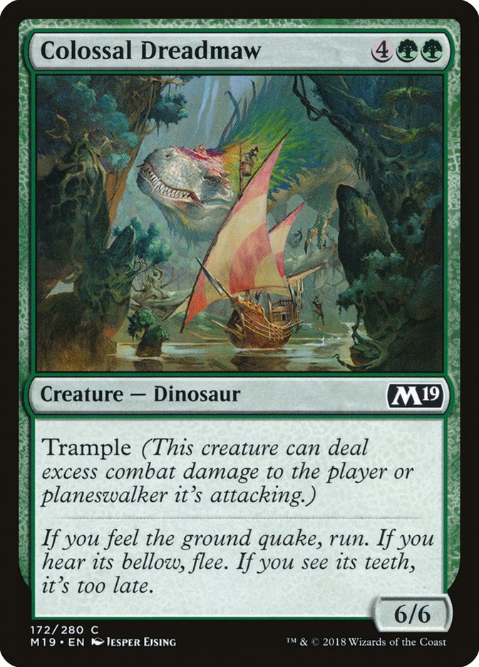 Colossal Dreadmaw [Core Set 2019] | Gate City Games LLC