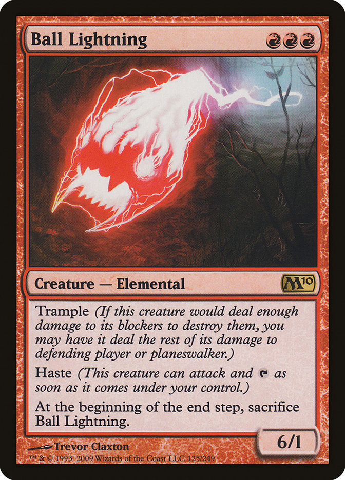 Ball Lightning [Magic 2010] | Gate City Games LLC