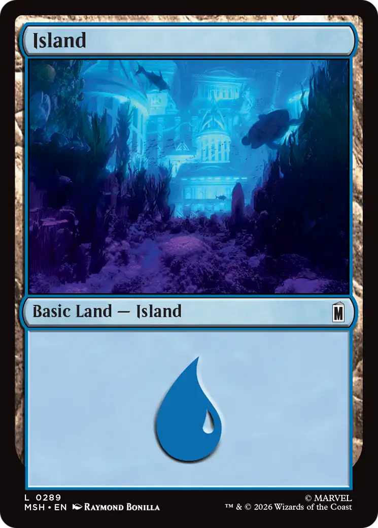 Island (0289) [Marvel Super Heroes] | Gate City Games LLC