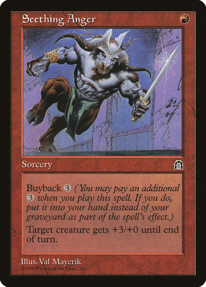 Seething Anger [Stronghold] | Gate City Games LLC