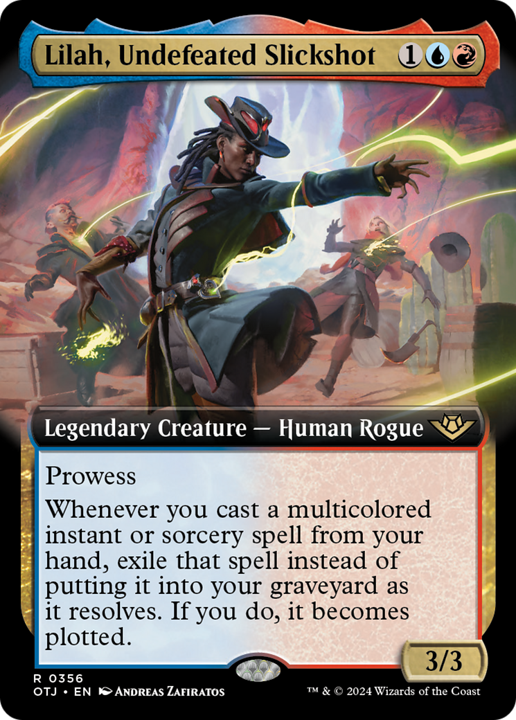 Lilah, Undefeated Slickshot (Extended Art) [Outlaws of Thunder Junction] | Gate City Games LLC