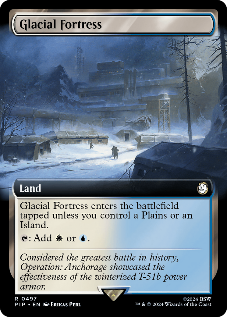Glacial Fortress (Extended Art) [Fallout] | Gate City Games LLC
