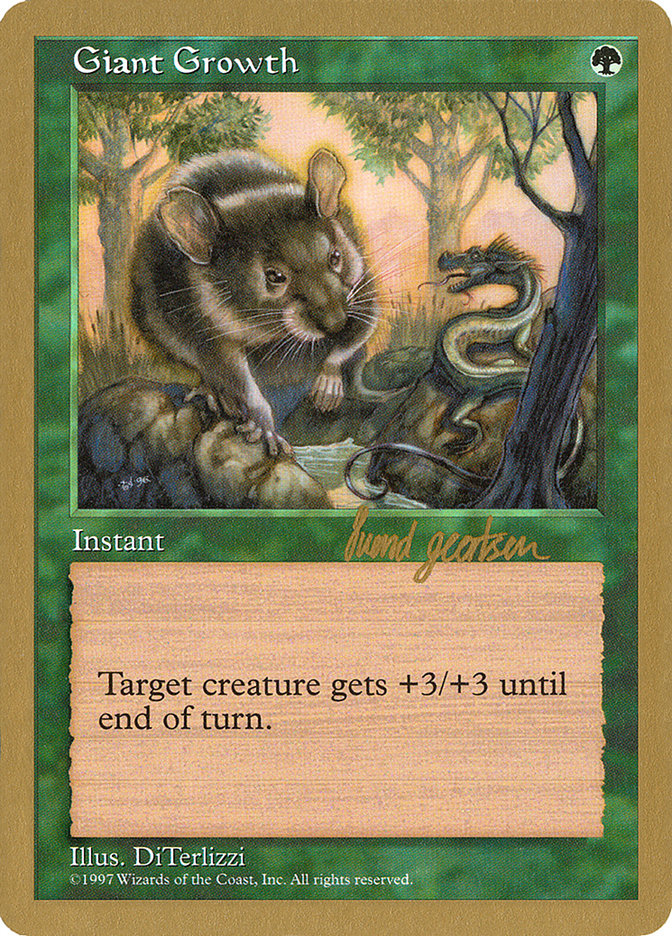 Giant Growth (Svend Geertsen) [World Championship Decks 1997] | Gate City Games LLC
