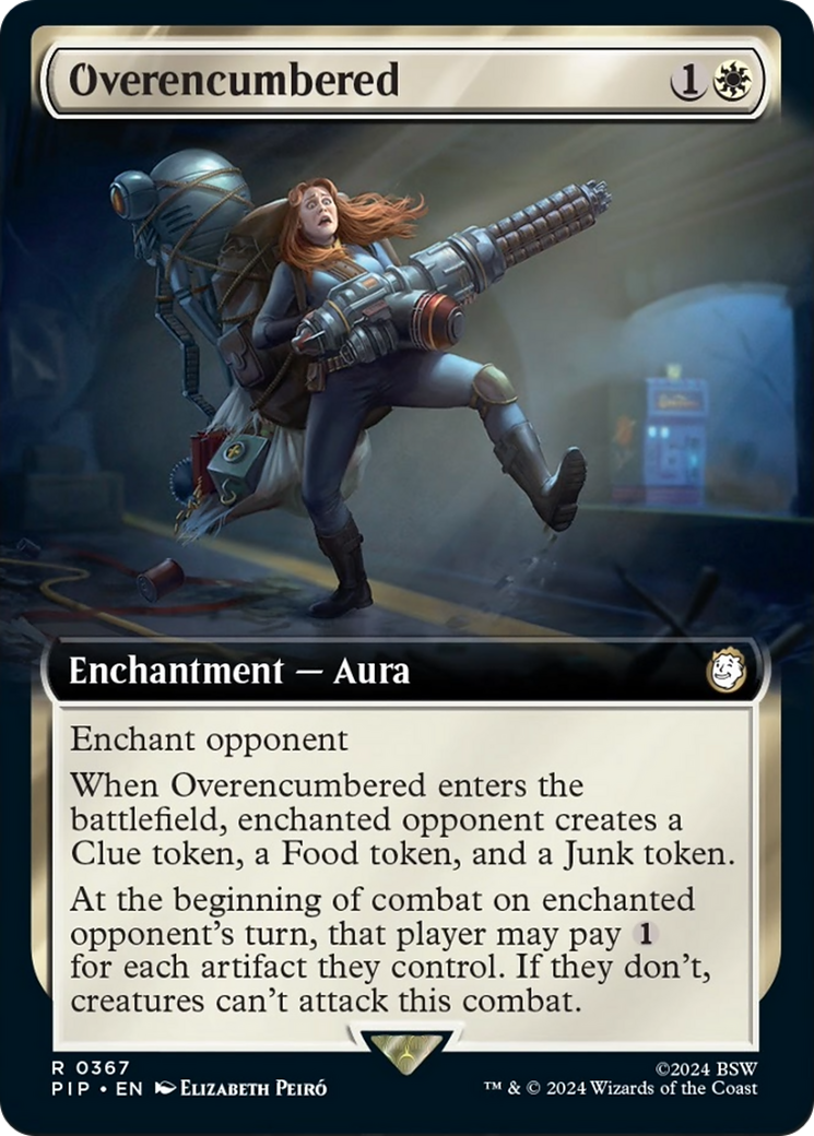 Overencumbered (Extended Art) [Fallout] | Gate City Games LLC