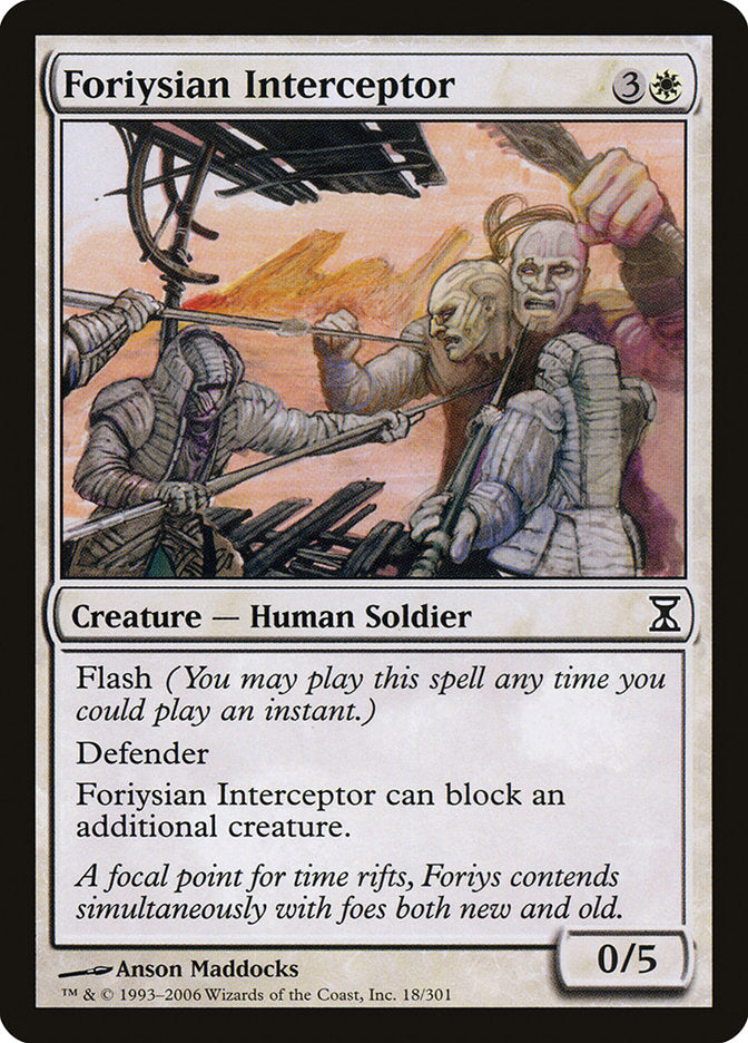 Foriysian Interceptor [Time Spiral] | Gate City Games LLC