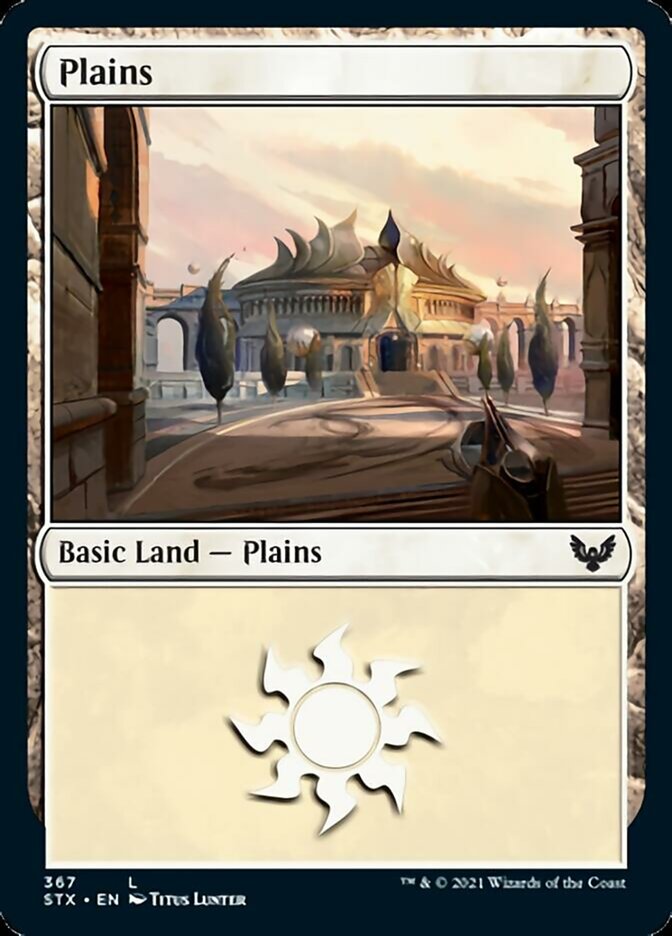 Plains (367) [Strixhaven: School of Mages] | Gate City Games LLC