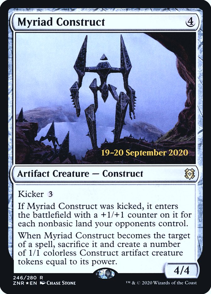 Myriad Construct [Zendikar Rising Prerelease Promos] | Gate City Games LLC