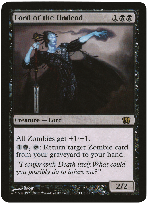 Lord of the Undead (Oversized) [Eighth Edition Box Topper] | Gate City Games LLC