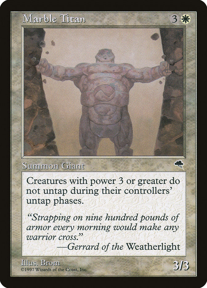 Marble Titan [Tempest] | Gate City Games LLC
