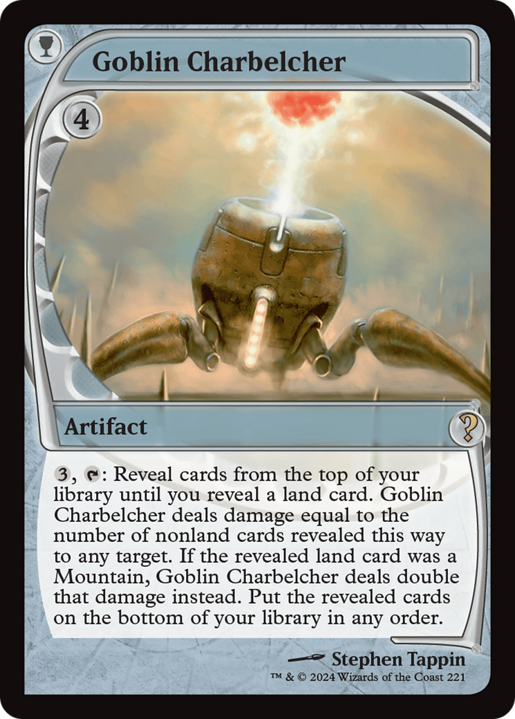 Goblin Charbelcher (Future Sight) [Mystery Booster 2] | Gate City Games LLC