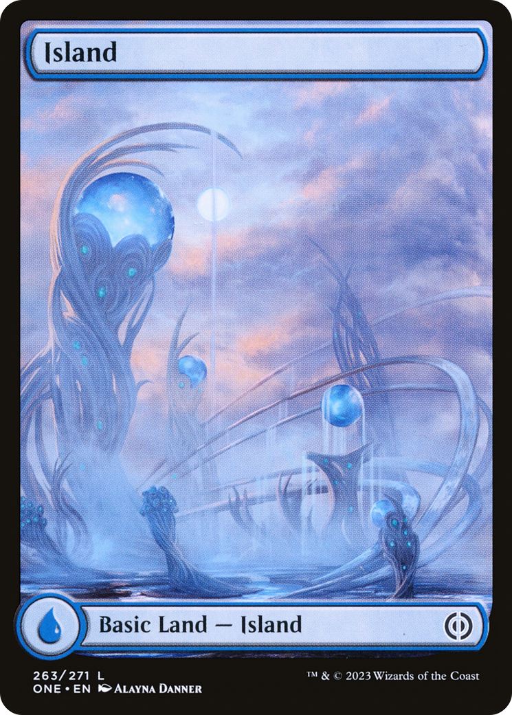 Island (263) (Full-Art) [Phyrexia: All Will Be One] | Gate City Games LLC