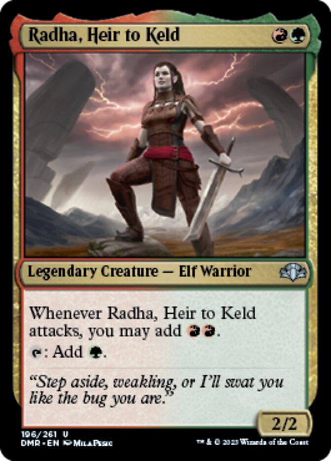 Radha, Heir to Keld [Dominaria Remastered] | Gate City Games LLC