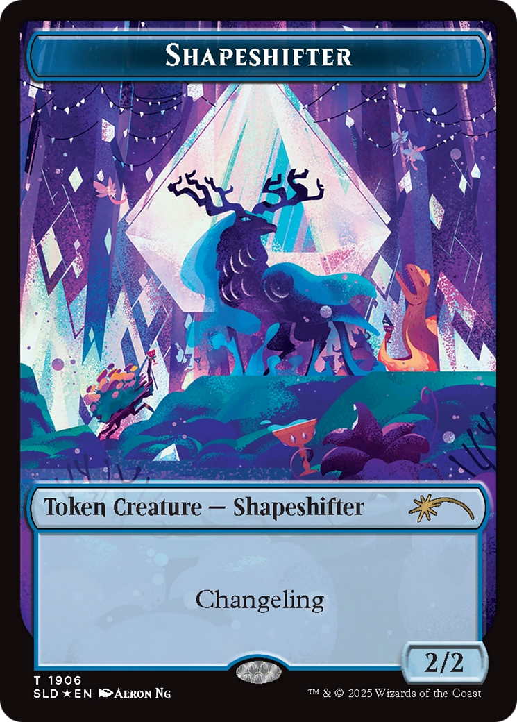 Shapeshifter Token (1906) (Double Rainbow Foil) [Secret Lair Drop Series] | Gate City Games LLC