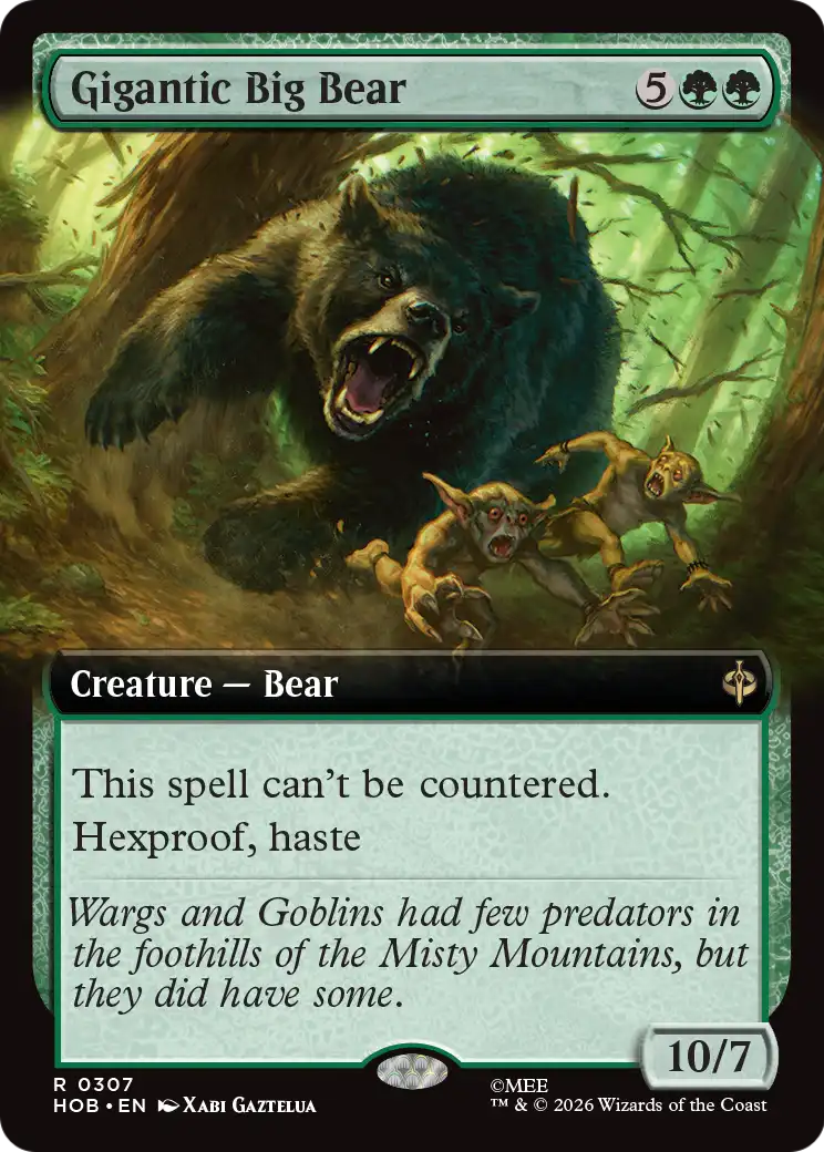 Gigantic Big Bear (Extended Art) [The Hobbit] | Gate City Games LLC