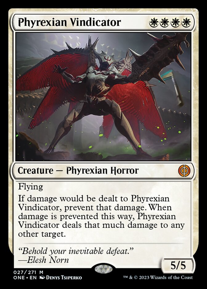 Phyrexian Vindicator [Phyrexia: All Will Be One] | Gate City Games LLC