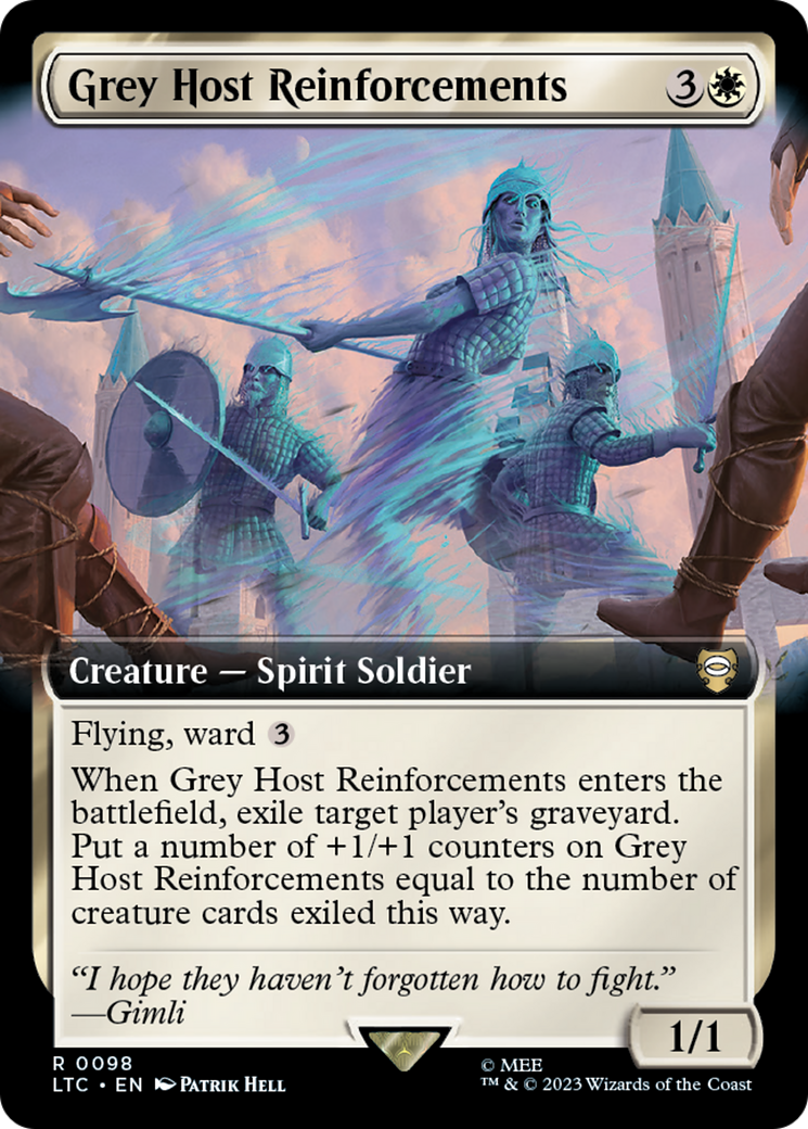 Grey Host Reinforcements (Extended Art) [The Lord of the Rings: Tales of Middle-Earth Commander] | Gate City Games LLC