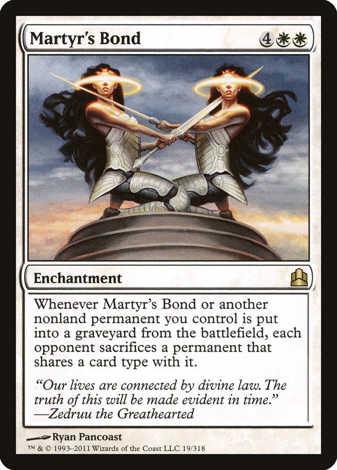 Martyr's Bond [Commander 2011] | Gate City Games LLC