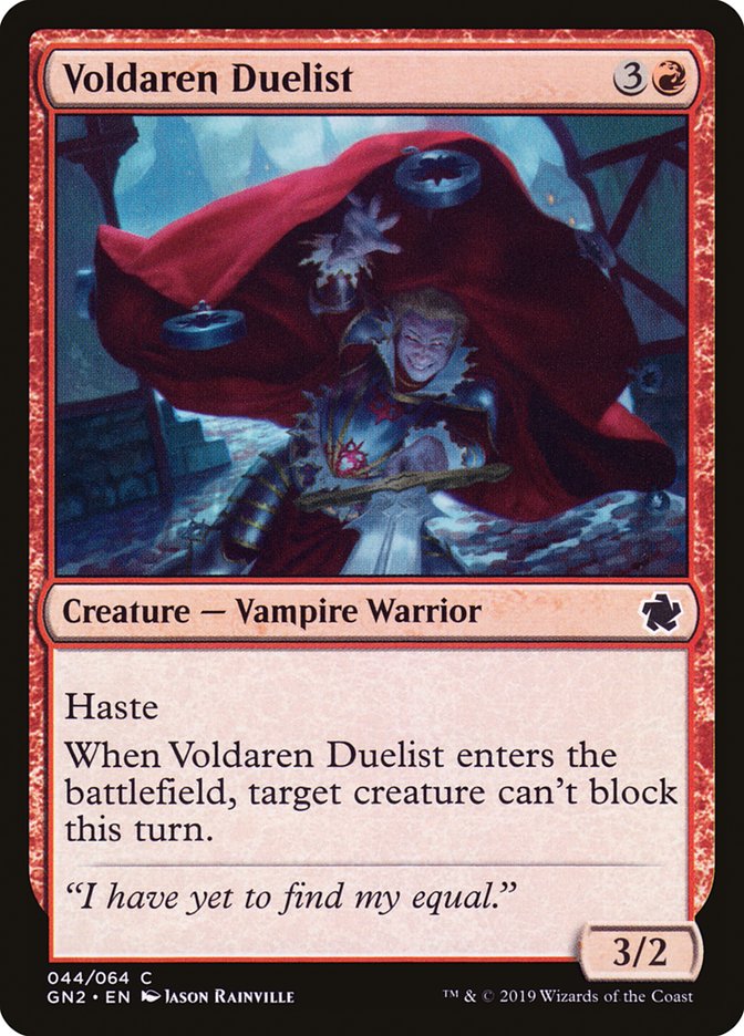Voldaren Duelist [Game Night 2019] | Gate City Games LLC