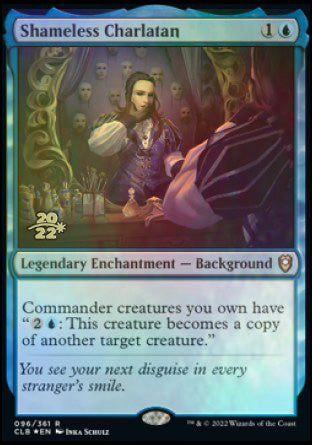 Shameless Charlatan [Commander Legends: Battle for Baldur's Gate Prerelease Promos] | Gate City Games LLC