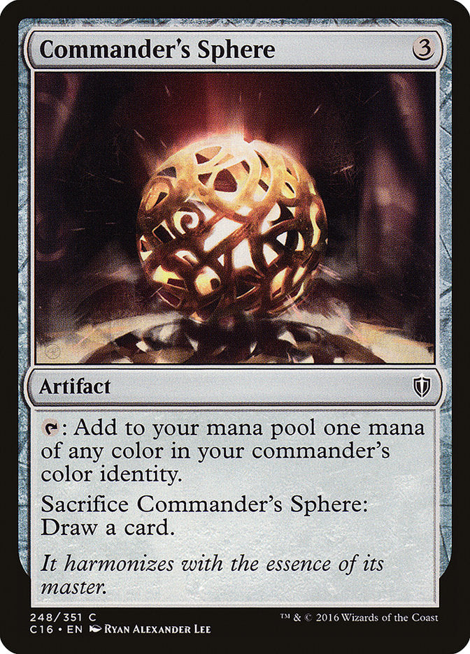 Commander's Sphere [Commander 2016] | Gate City Games LLC
