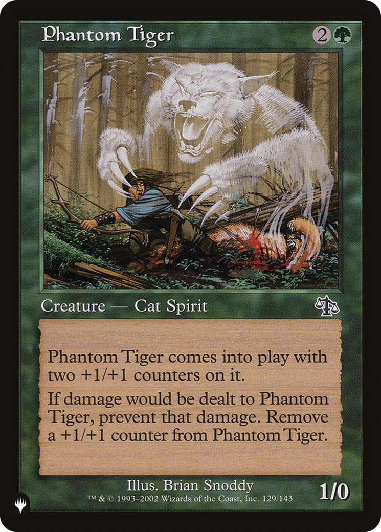 Phantom Tiger [The List] | Gate City Games LLC