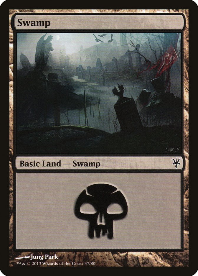 Swamp (37) [Duel Decks: Sorin vs. Tibalt] | Gate City Games LLC