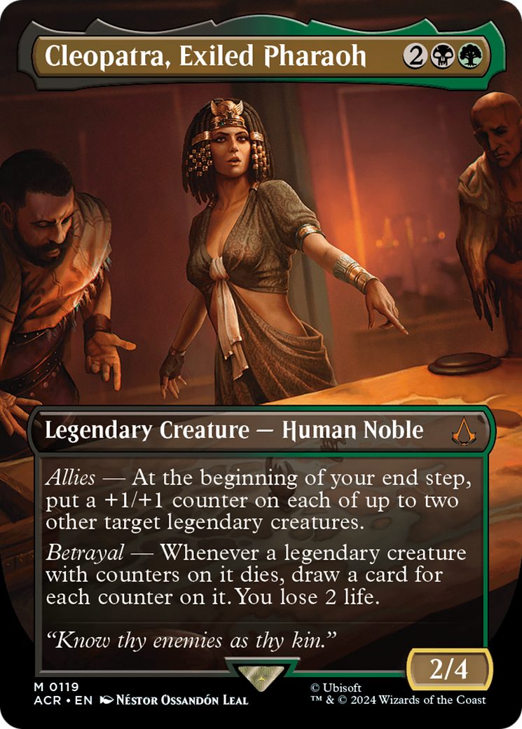 Cleopatra, Exiled Pharaoh (Borderless) [Assassin's Creed] | Gate City Games LLC