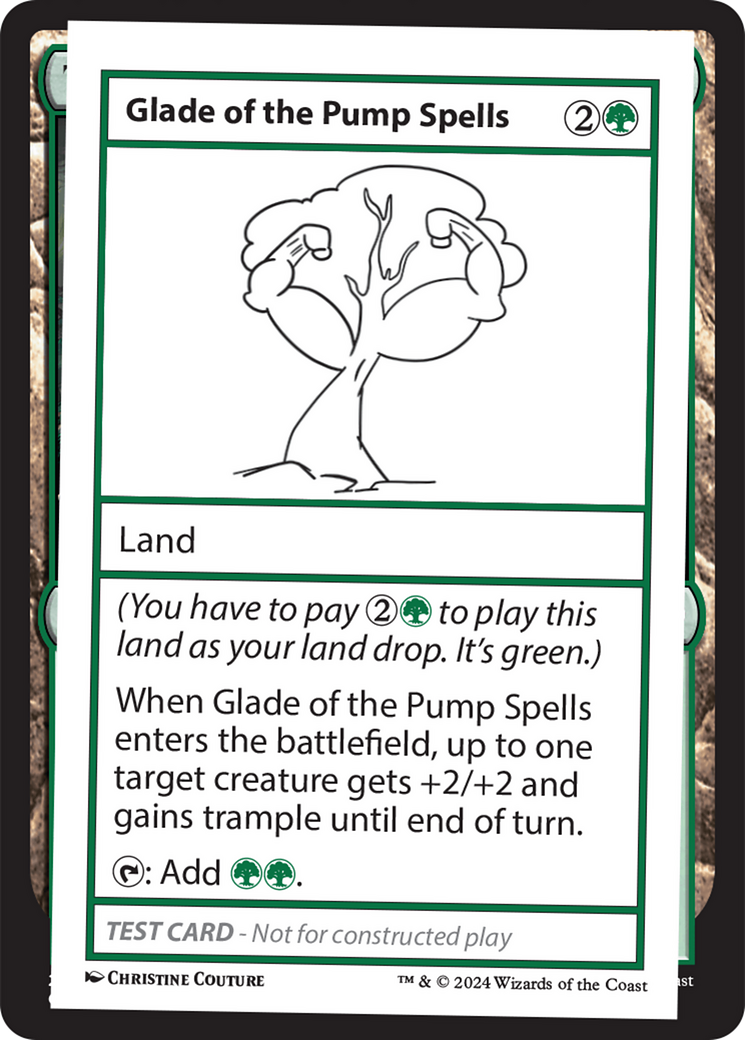 Glade of the Pump Spells [Mystery Booster 2 Playtest Cards] | Gate City Games LLC