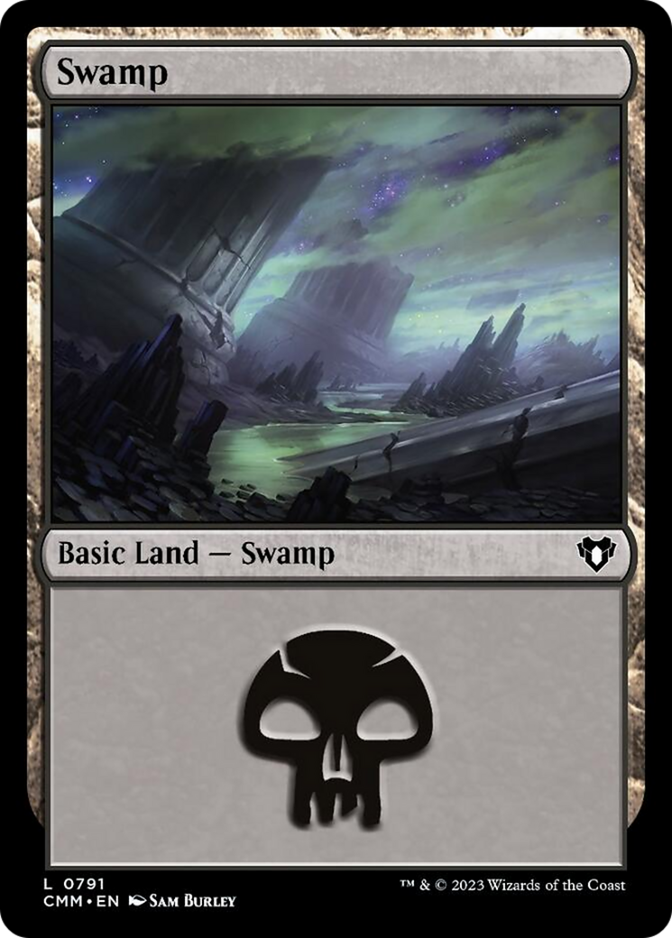 Swamp (791) [Commander Masters] | Gate City Games LLC