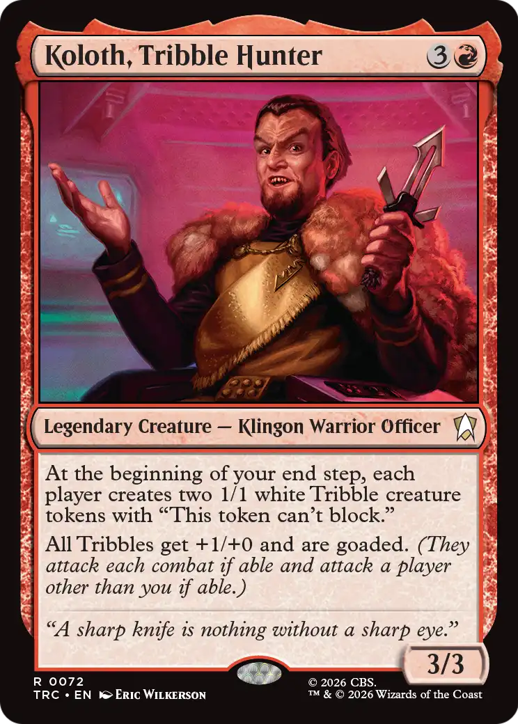 Koloth, Tribble Hunter [Star Trek] | Gate City Games LLC