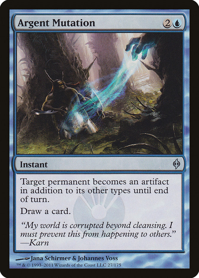 Argent Mutation [New Phyrexia] | Gate City Games LLC