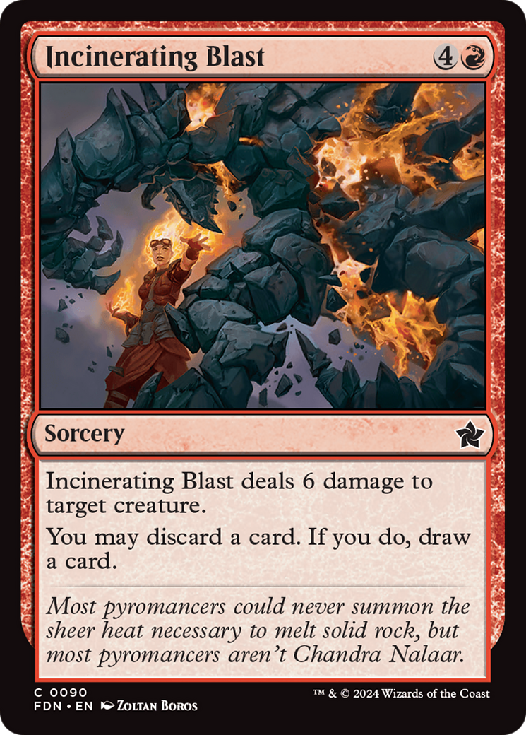 Incinerating Blast [Foundations] | Gate City Games LLC