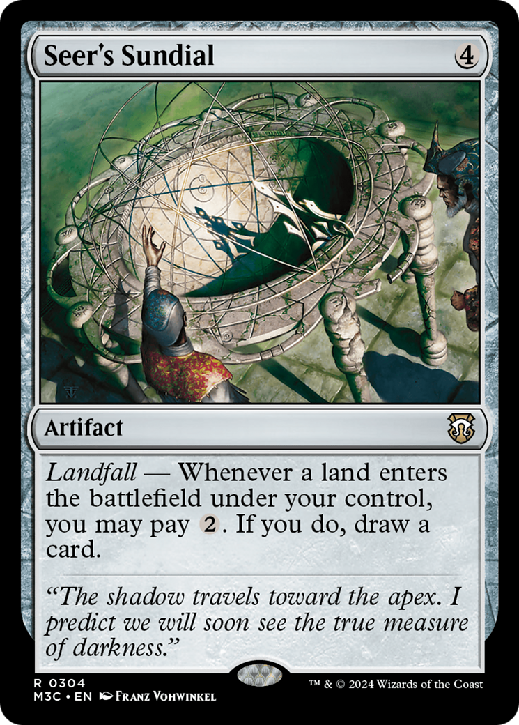 Seer's Sundial (Ripple Foil) [Modern Horizons 3 Commander] | Gate City Games LLC