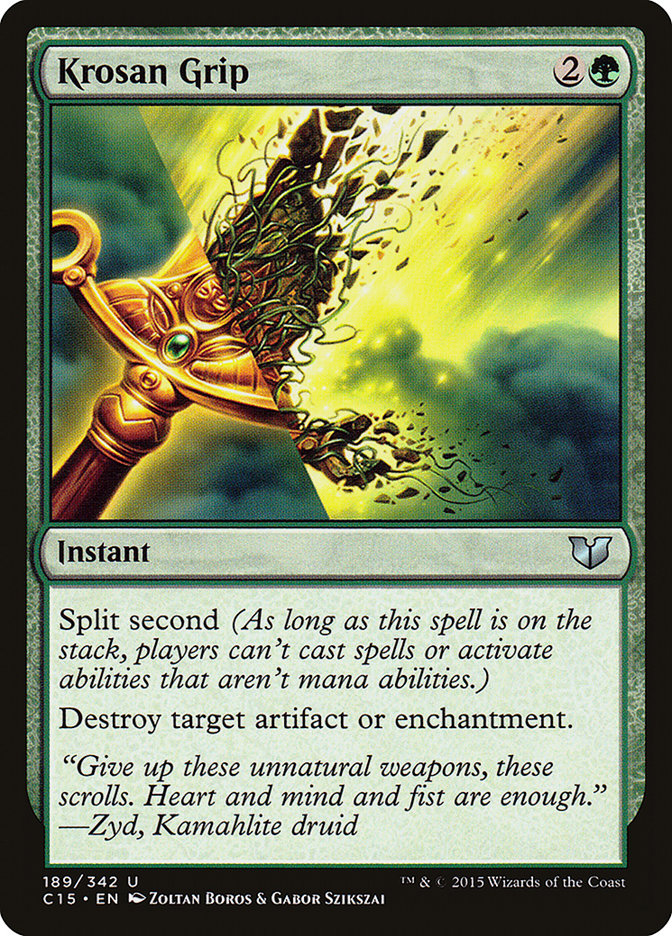 Krosan Grip [Commander 2015] | Gate City Games LLC