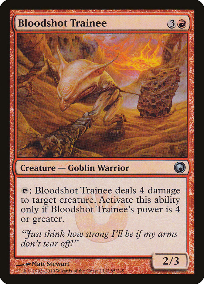 Bloodshot Trainee [Scars of Mirrodin] | Gate City Games LLC