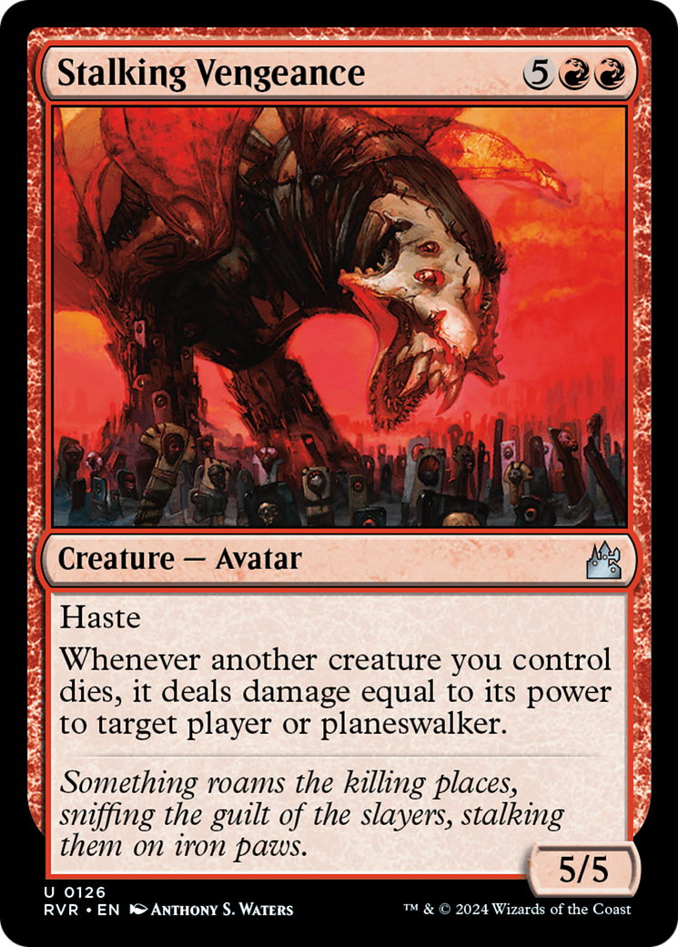 Stalking Vengeance [Ravnica Remastered] | Gate City Games LLC