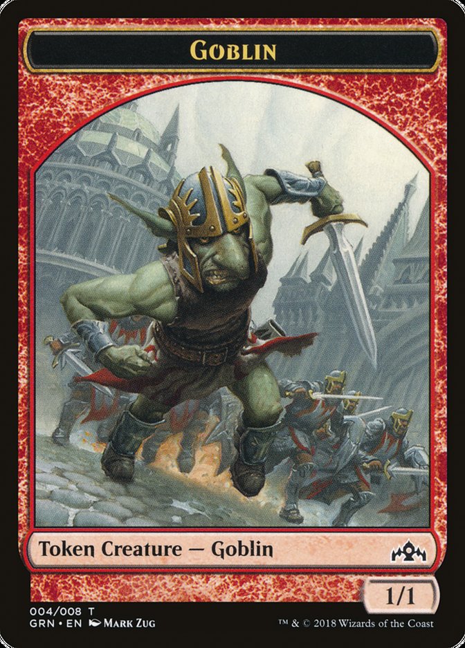 Soldier // Goblin Double-Sided Token [Guilds of Ravnica Guild Kit Tokens] | Gate City Games LLC