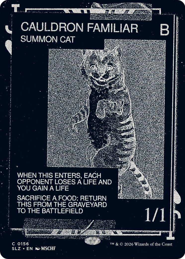Cauldron Familiar (0156) [Secret Lair x MSCHF: The Zeta Set] | Gate City Games LLC