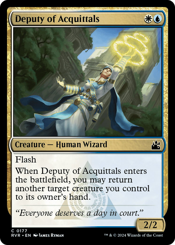 Deputy of Acquittals [Ravnica Remastered] | Gate City Games LLC