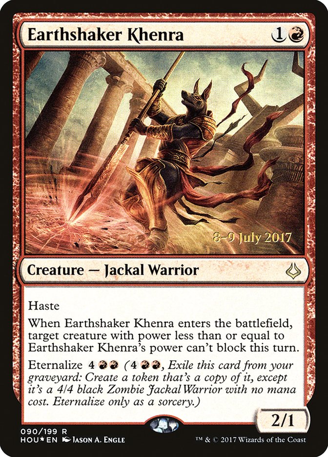 Earthshaker Khenra [Hour of Devastation Prerelease Promos] | Gate City Games LLC