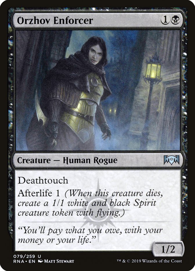 Orzhov Enforcer [Ravnica Allegiance] | Gate City Games LLC