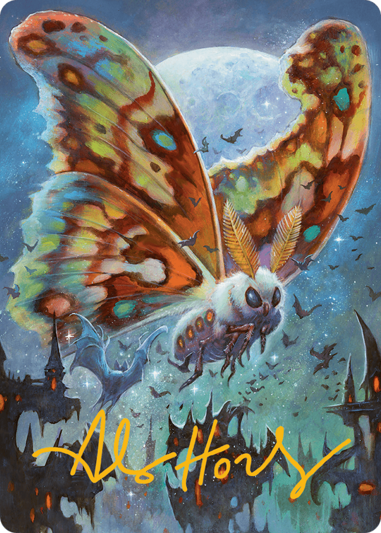 Luminous Broodmoth Art Card (Gold-Stamped Signature) [Bloomburrow Art Series] | Gate City Games LLC